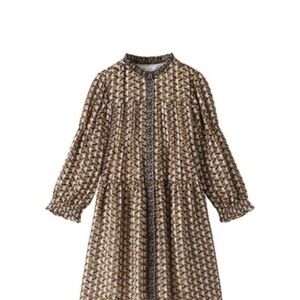 Zara girl floral shirt dress